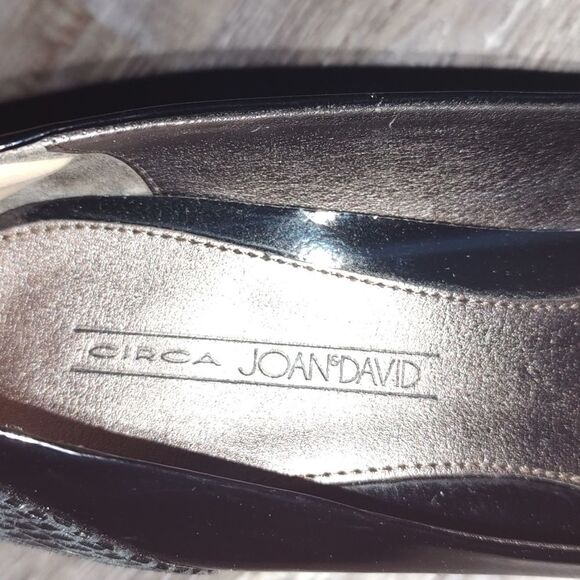 Circa Joan & David  CJdarleen   black kitten heel pointed toe Sz 7 - Picture 7 of 7